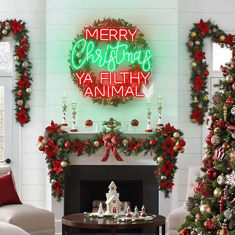 Christmas neon sign