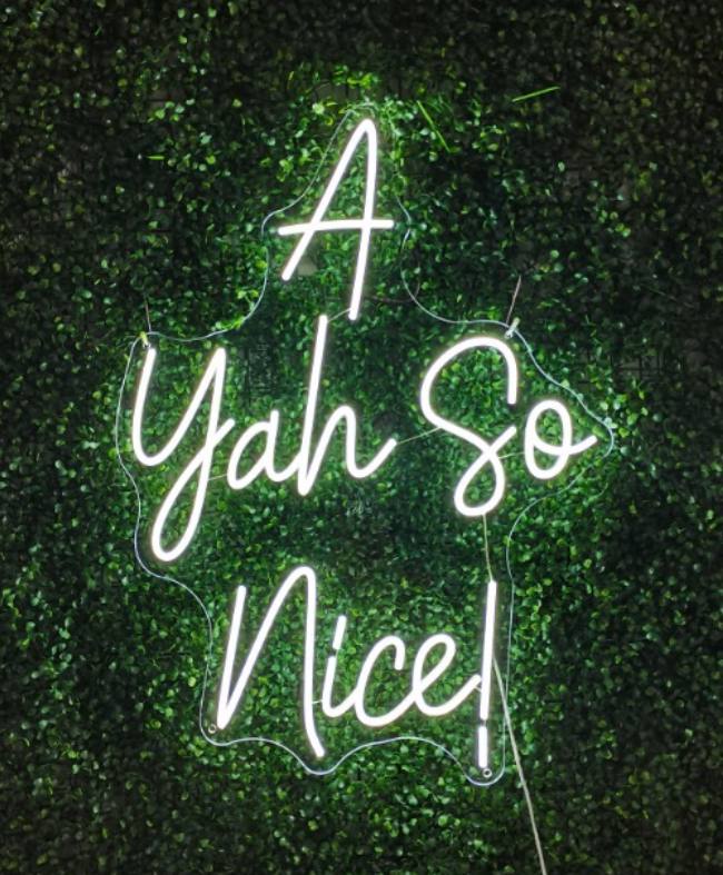 A Yah So Nice! Neon Sign - Neon Now with FREE Remote Contreo, Accessories and Woldwide Delivery.
