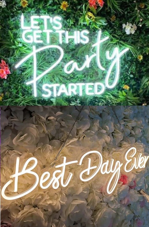Party LED Neon Sign Multi Sign Package 2 - *SAVE UP TO £129* 